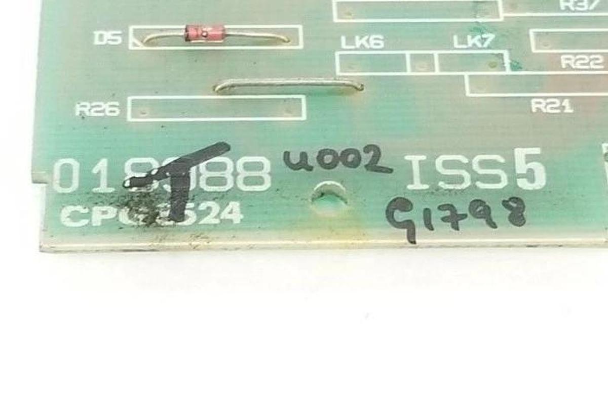 Used EUROTHERM CONTROLS 018988 OPTION CONTROL BOARD 805 CPG8524 ISS. 5