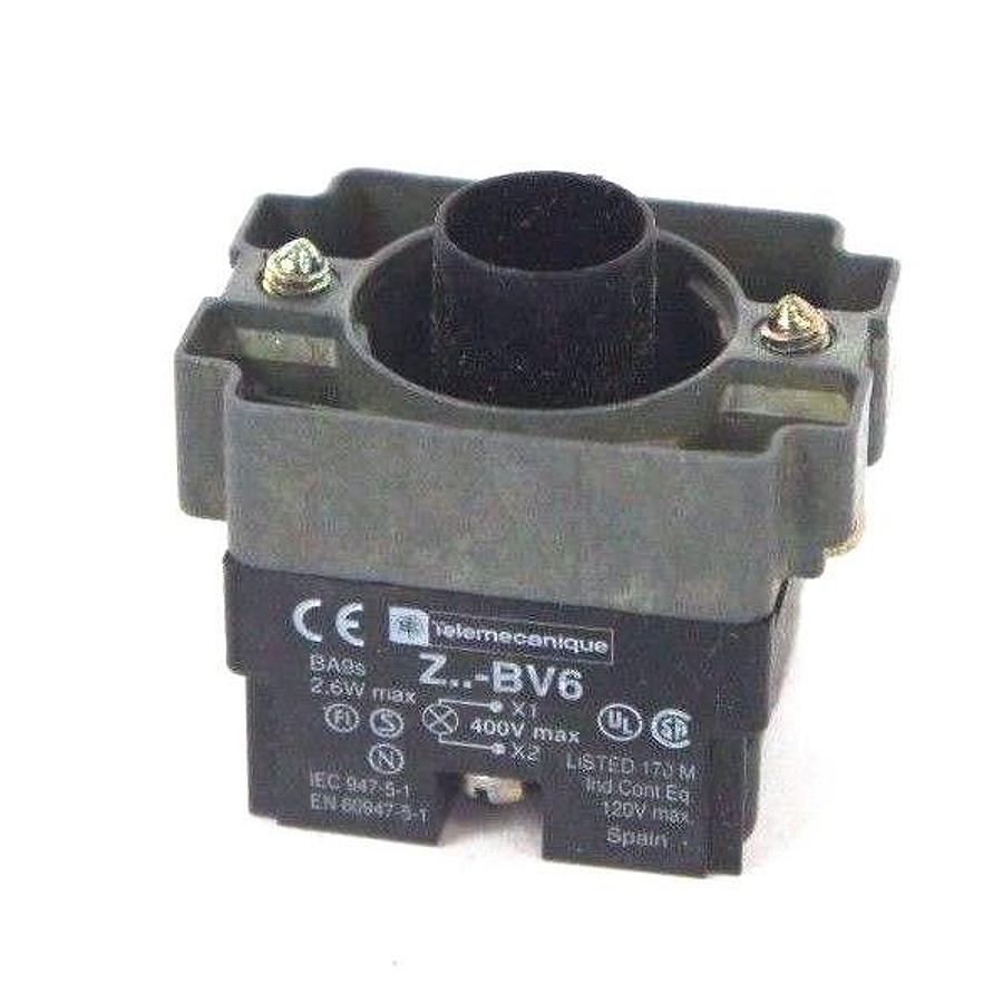 Used NEW TELEMECANIQUE ZB2BV6 LIGHT MODULE 2.6 WATT MAX