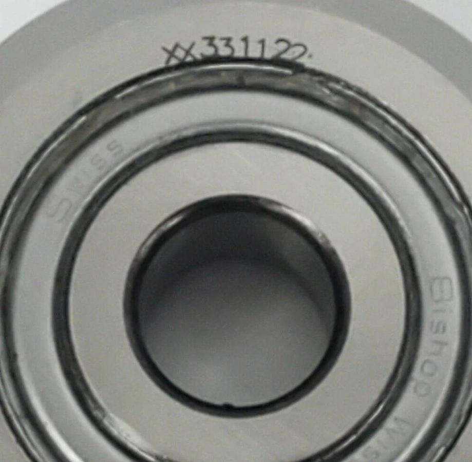 Used LOT OF 3 BISHOP WISECARVER X312 W3 DUAL-VEE ROLLER GUIDE WHEELS 54-0030