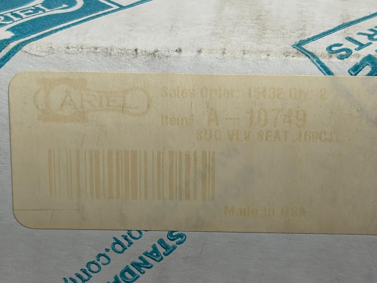 Used Ariel A-10749 Suction Valve Seat 169CJT Compressor Parts Lot of 2 New