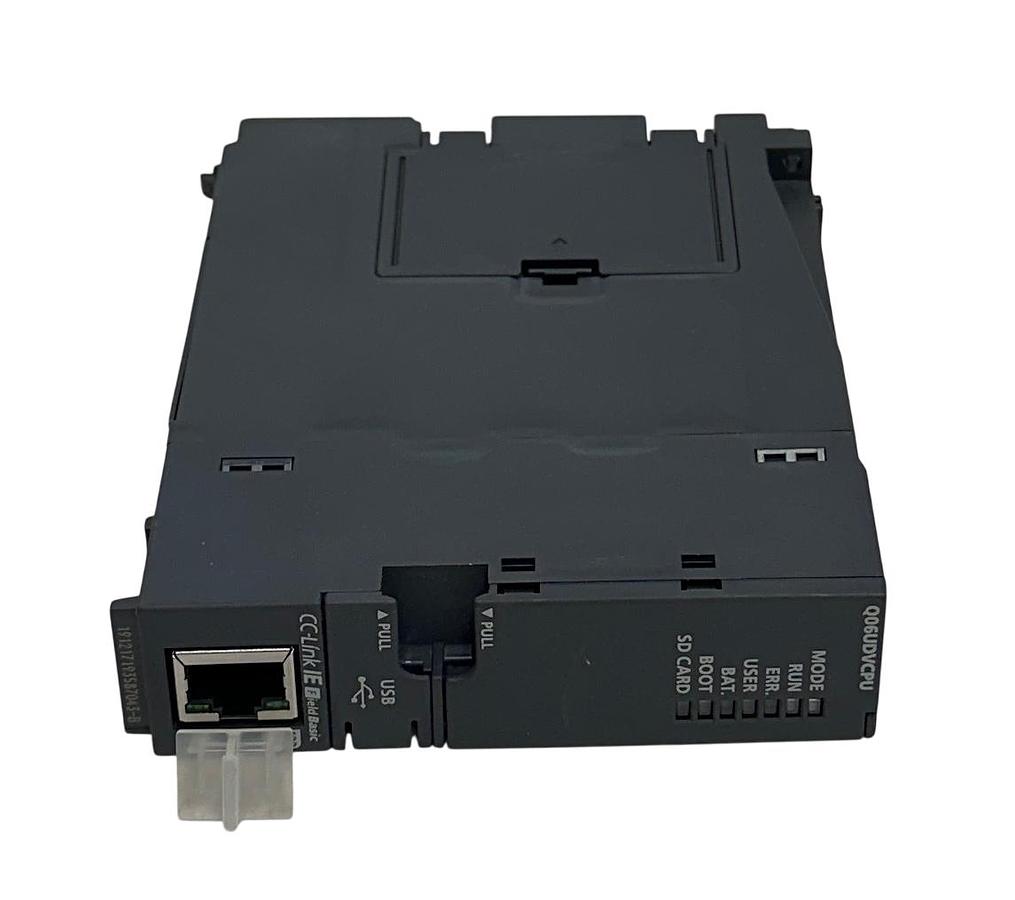 Used MITSUBISHI ELECTRIC Q06UDVCPU MELSEC-Q CPU MODULE CC-Link IE FieldBasic USB NSNP