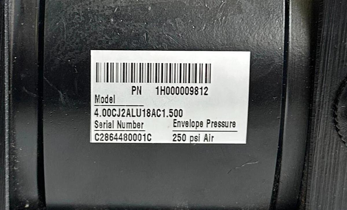 NEW PARKER 4.00CJ2ALU18AC1.500 / 400CJ2ALU18AC1500 CYLINDER 250PSI 1H000009812