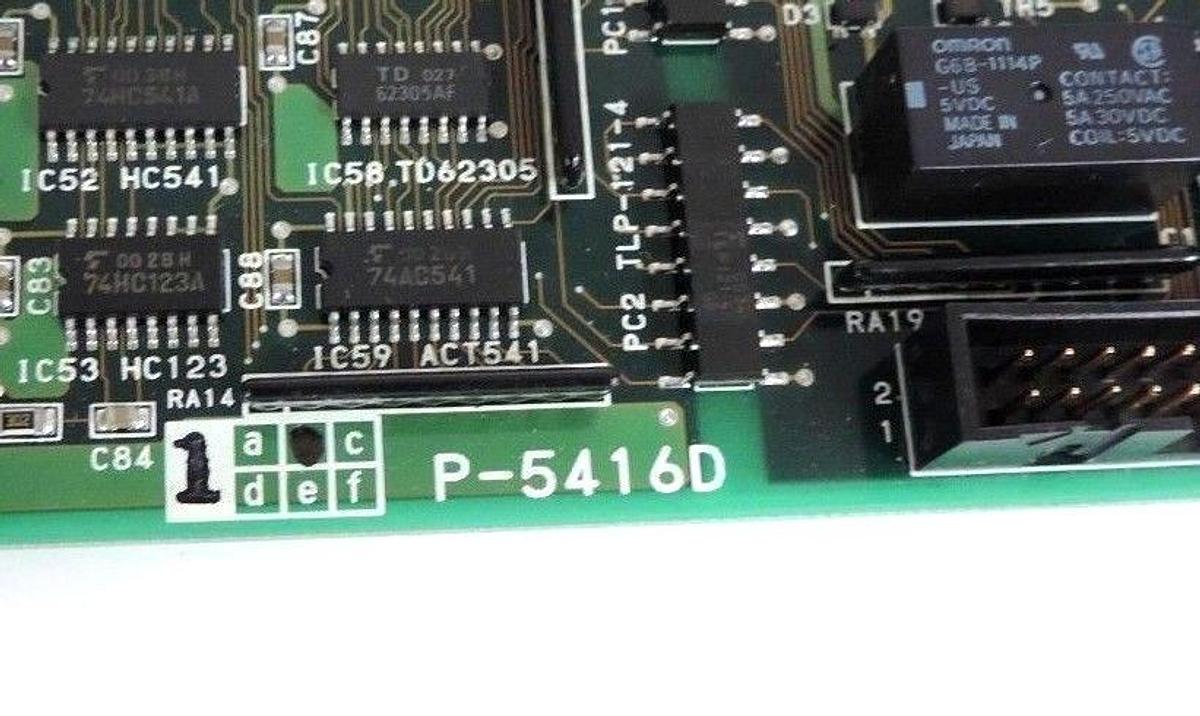 Used ISHIDA P-5416D PC BOARD REMOTE CONTROL P5416D