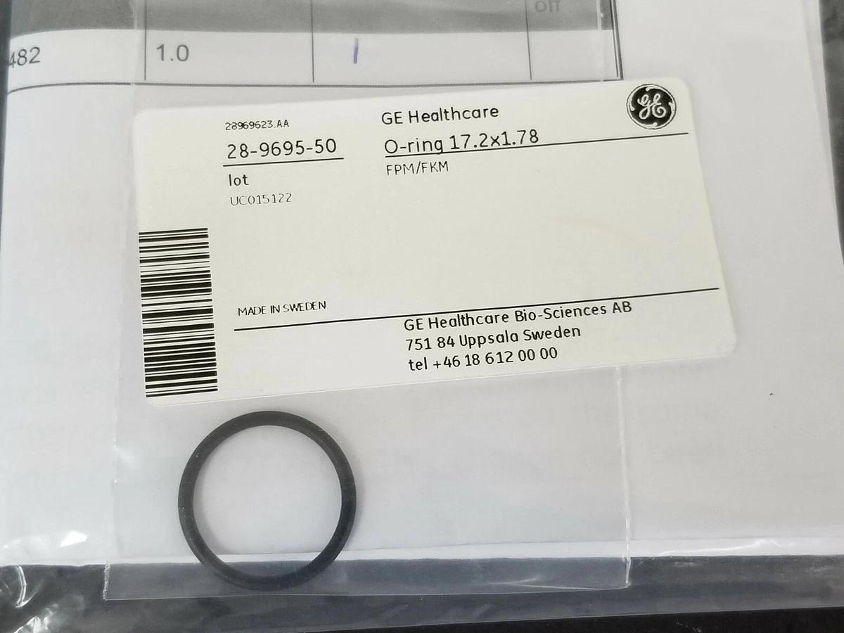 Used LOT OF 4 NEW GE HEALTHCARE 28-9695-50 O-RINGS 17.2 x 1.78 FPM/FKM 28969559 AB