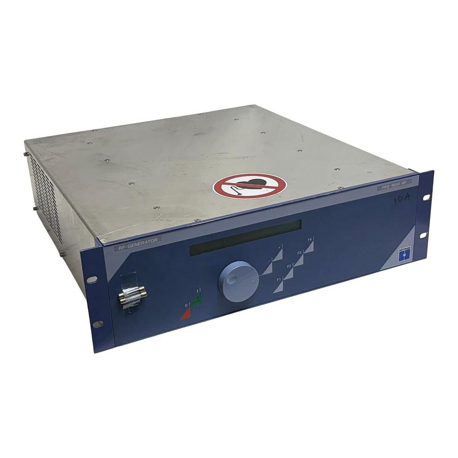 Used Huttinger PFG 1000 RF Power Generator 13.56MHz 1000W Semiconductor Supply