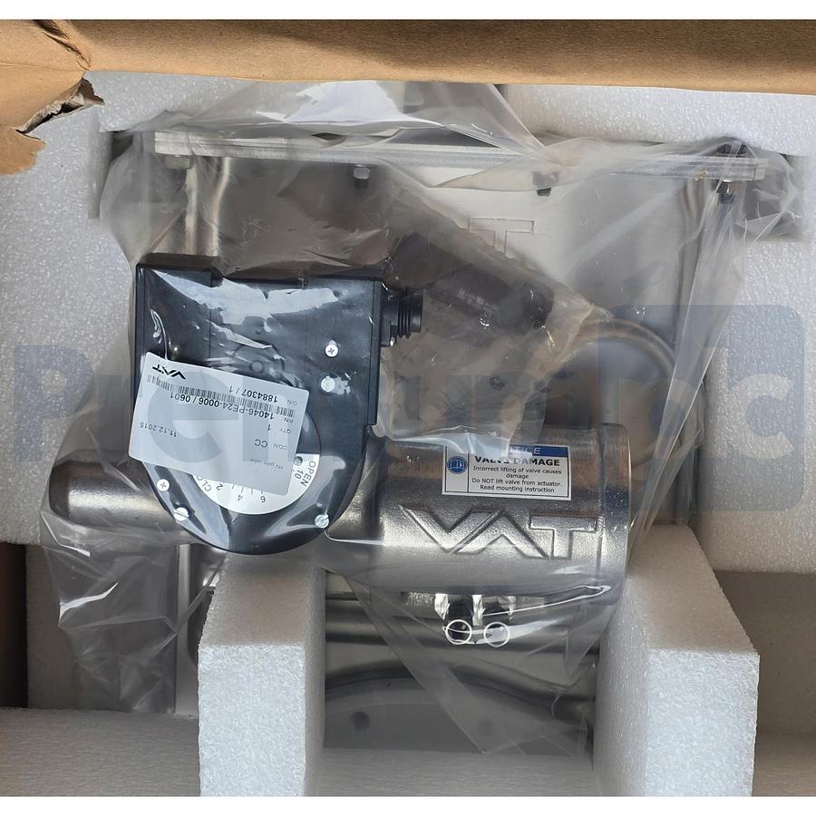 Used VAT 14046-PE24 HV Gate Valve S/S w/Actuator DN200 8" 14046-PE24-0006/0601 NEW