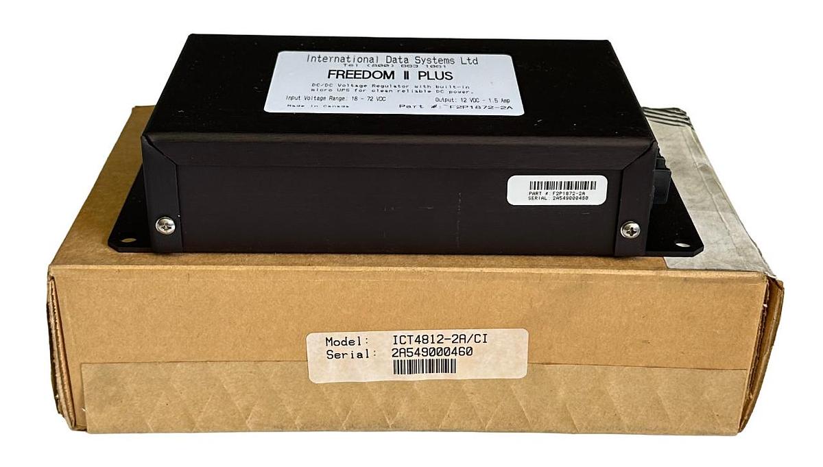 NEW ICT INTERNATIONAL DATA SYSTEMS F2P1872-2A / ICT4812-2A/CI FREEDOM II DC/DC