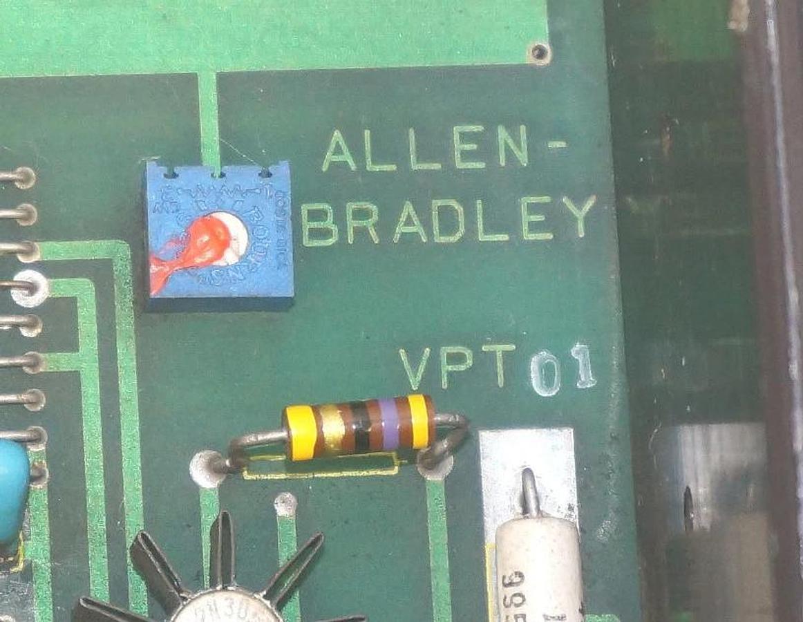 Used ALLEN BRADLEY 635375-01 CONTROL MODULE POWER SUPPLY/MEMORY 7300-VPE