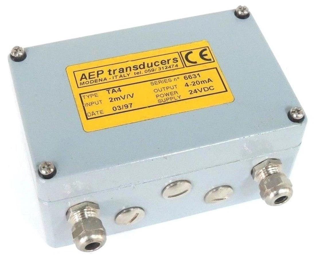 Used AEP TRANSDUCERS TA4 ANALOG TRANSMITTER TA4/2