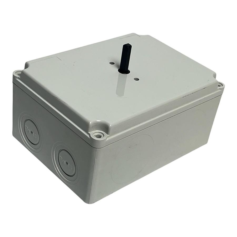 Used Baco 172000 25A 600V Disconnect Switch in 110x150 Plastic Enclosure, NSNP