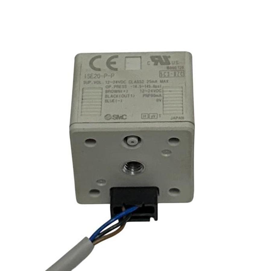 Used SMC ISE20-P-P / ISE20PP DIGITAL PRESSURE SWITCH 12-24VDC 25mA POSITIVE USNP