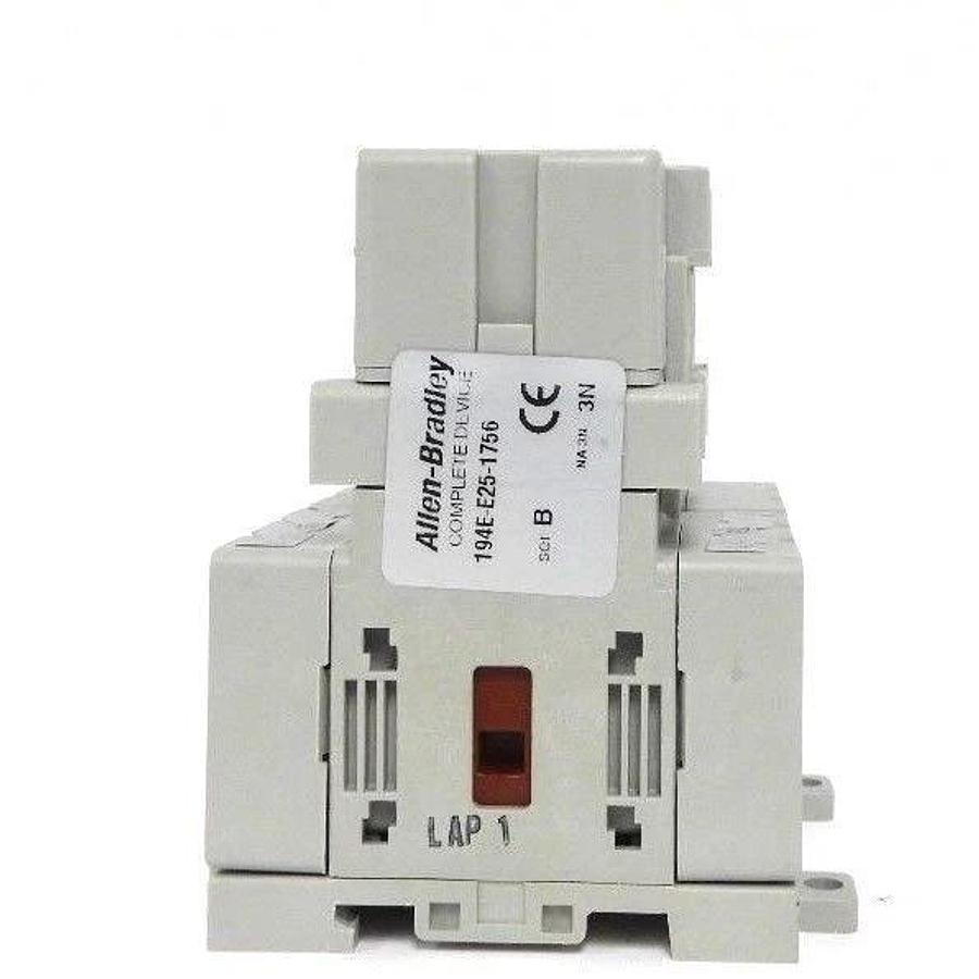Used NIB ALLEN BRADLEY 194E-E25-1756 LOADSWITCH FRONT MOUNT SER. B, 480V, 25A, 6 POLE