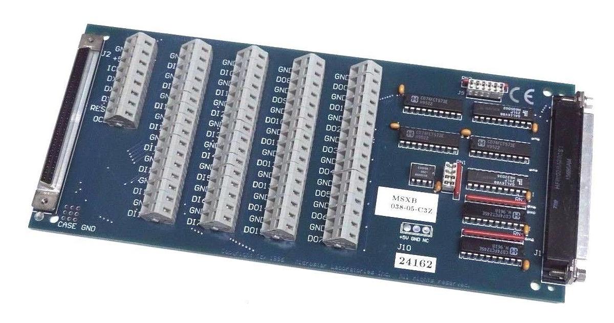 Used MICROSTAR LABORATORIES MSXB 038-05-C3Z DIGITAL EXPANSION BOARD MSXB03805C3Z