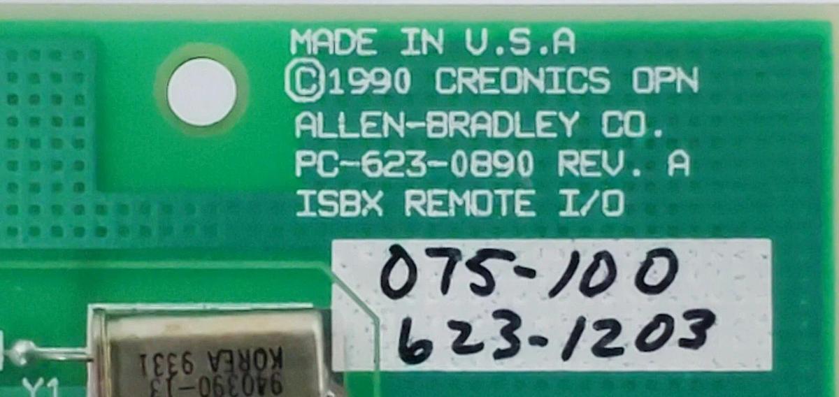 NEW ALLEN BRADLEY CREONICS PC-623-0890 REV. A ISBX REMOTE I/O PC6230890