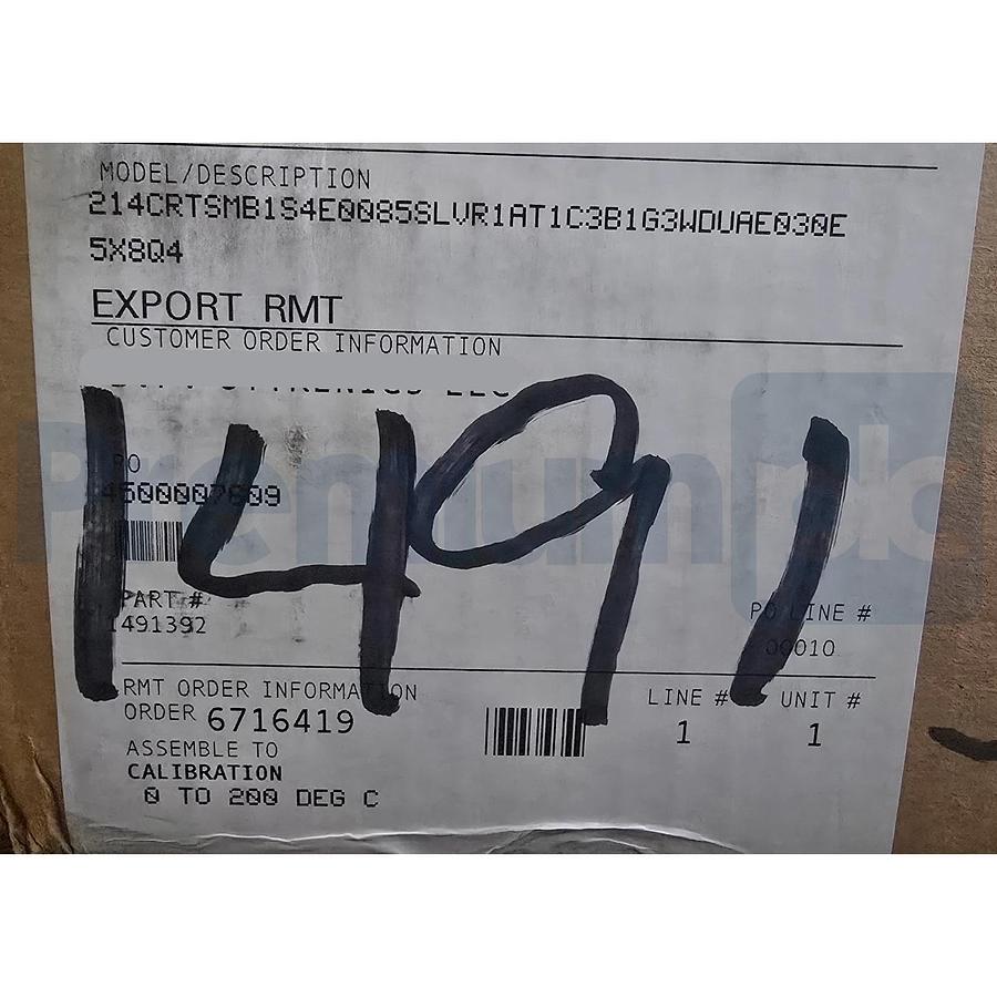 Rosemount 214C | PT100 Temp Sensor 214CRTSMB1S4E0085SLVR1AT1C3B1G3WDUAE030E5X8Q4