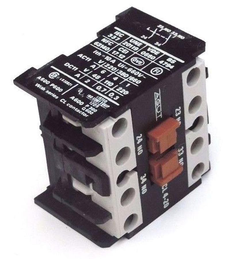 Used NIB JOSLYN CLARK AGUT BCL 4-20 CONTACTOR BCL4-20