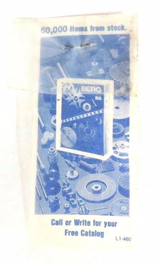 Used NEW WINFRED M. BERG CO399-4 REPLACEMENT PART 200-2135