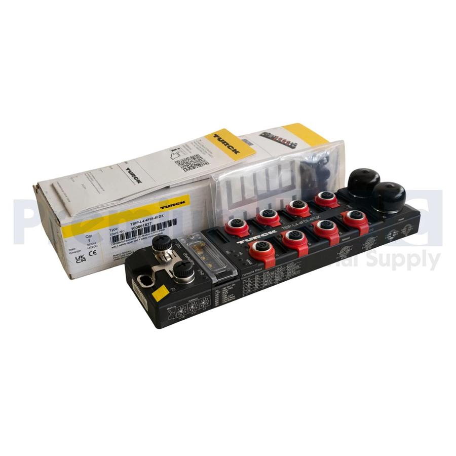 TURCK TBIP-L4-4FDI-4FDX Block Module for EtherNet/IP & CIP Safety 100001827 NSMP