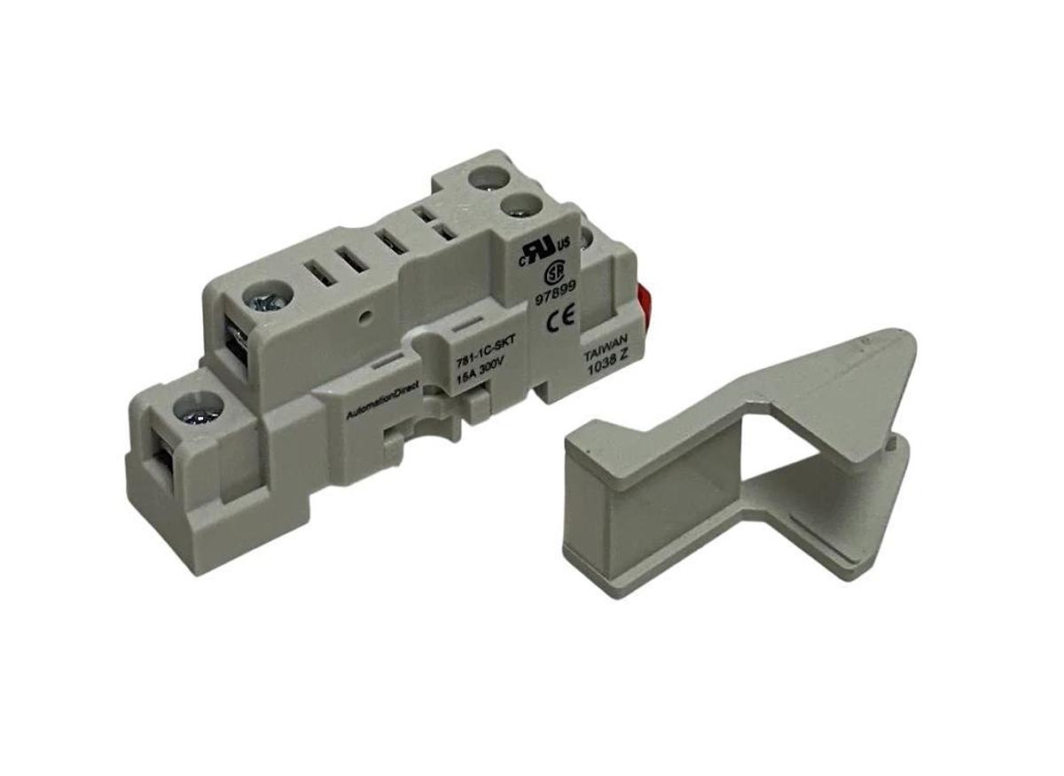 2 AutomationDirect 781-1C-SKT / 7811CSKT RELAY SOCKETS FOR 781 CUBE RELAYS NSMP