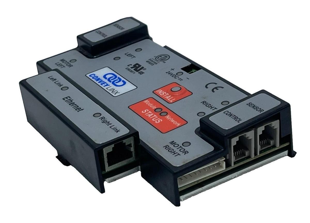 Used PULSEROLLER ConveyLinx-E Ethernet Module 3110-0000 ZPA MDR Controller 24VDC