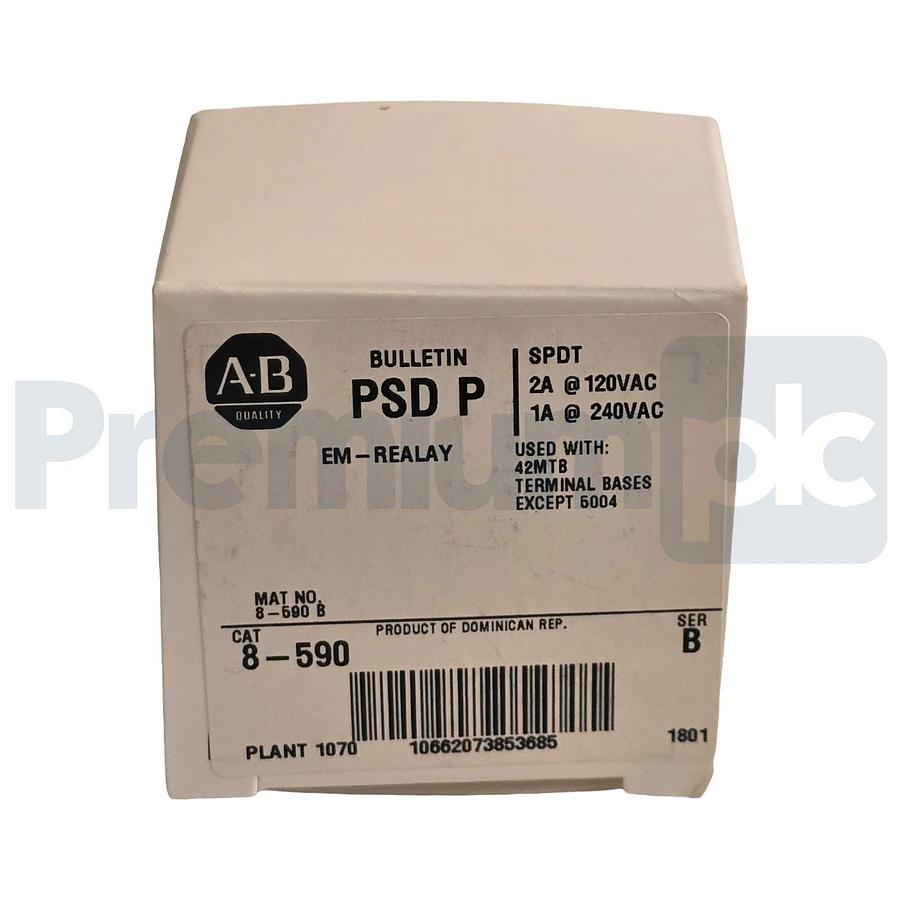 Allen-Bradley 8-590 /B EM-Relay SPDT 2A@120V 1A@240V for Photoswitch 5000 NSMP
