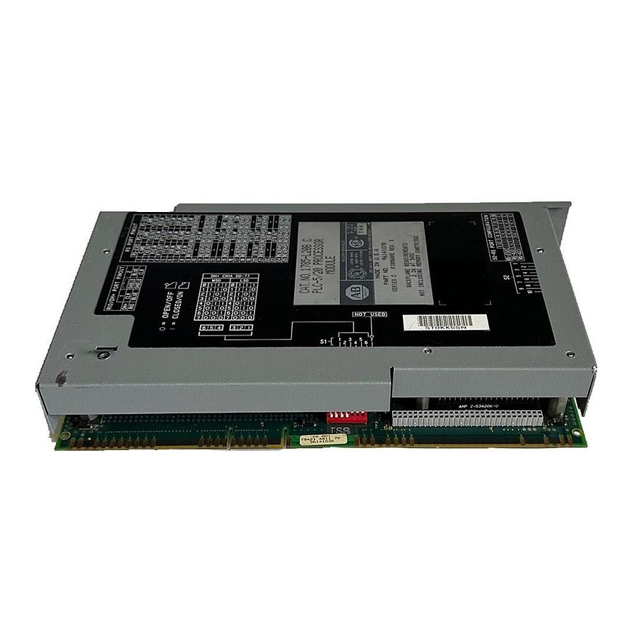 Used ALLEN BRADLEY 1785-L20B /C PLC-5/20 PROCESSOR MODULE F/W. E 96141078 1785L20B