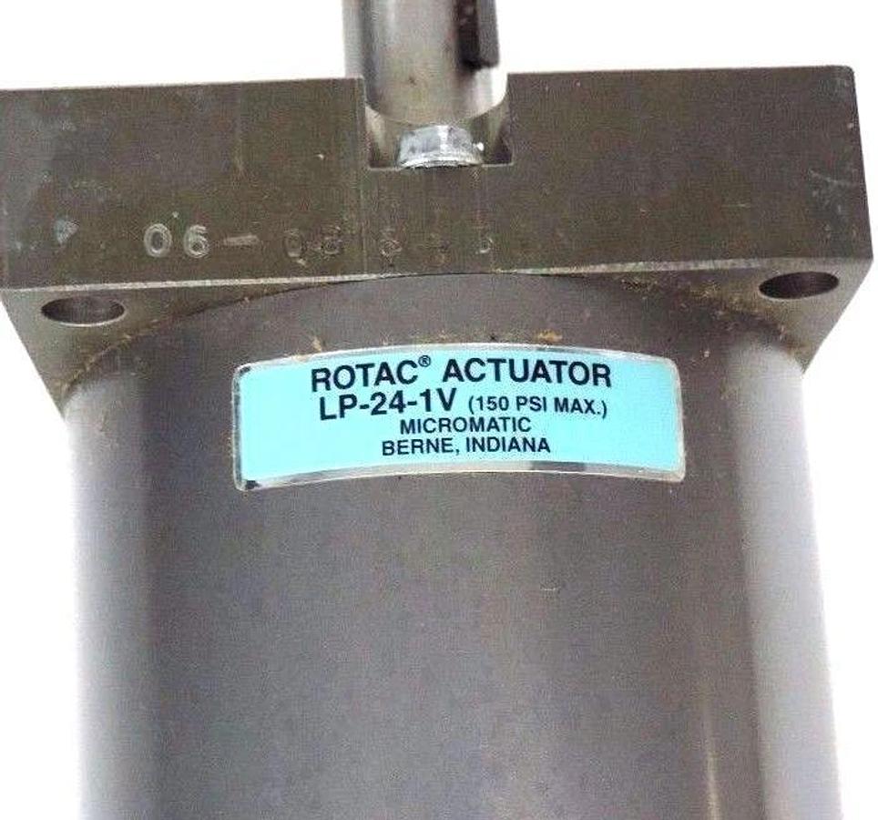 NEW MICROMATIC ROTAC LP-24-1V ACTUATOR 150PSI MAX, 1/8-27NPTF, LP241V