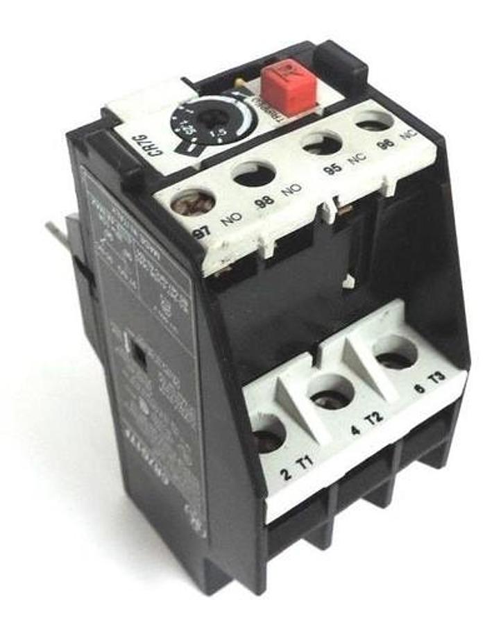 Used GENERAL ELECTRIC CR7G1TF OVERLOAD RELAY 1.0-1.5AMP