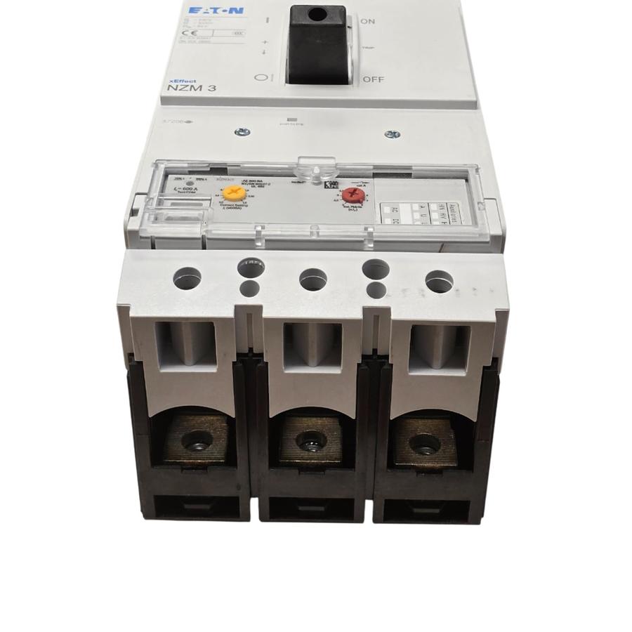 Used EATON MOELLER NZMN3-AE600-NA - NZM CIRCUIT BREAKER 3P 600A w/MAGNETIC TRIP NSMP