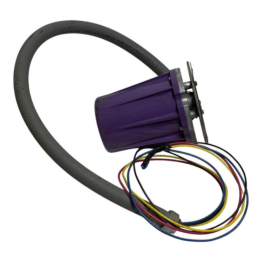 Used Honeywell C7061A Dynamic Self-Check Ultraviolet UV Flame Detector Purple Peeper