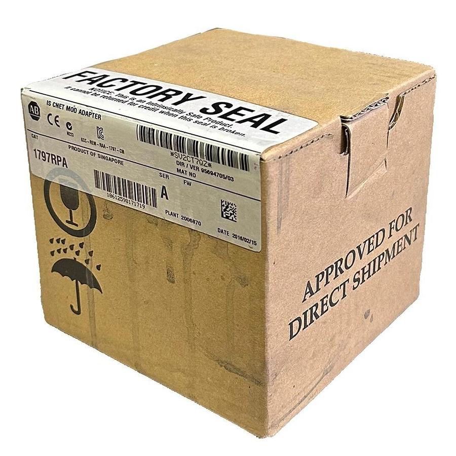 Used NEW SEALED ALLEN BRADLEY 1797-RPA /A Flex Ex IS CNET COAX MOD ADAPTER 1797RPA