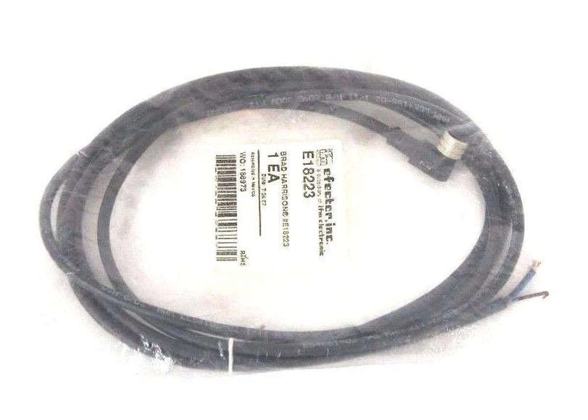 Used NEW IFM EFECTOR E18223 SENSOR CABLE BRAD HARRISON # E18223