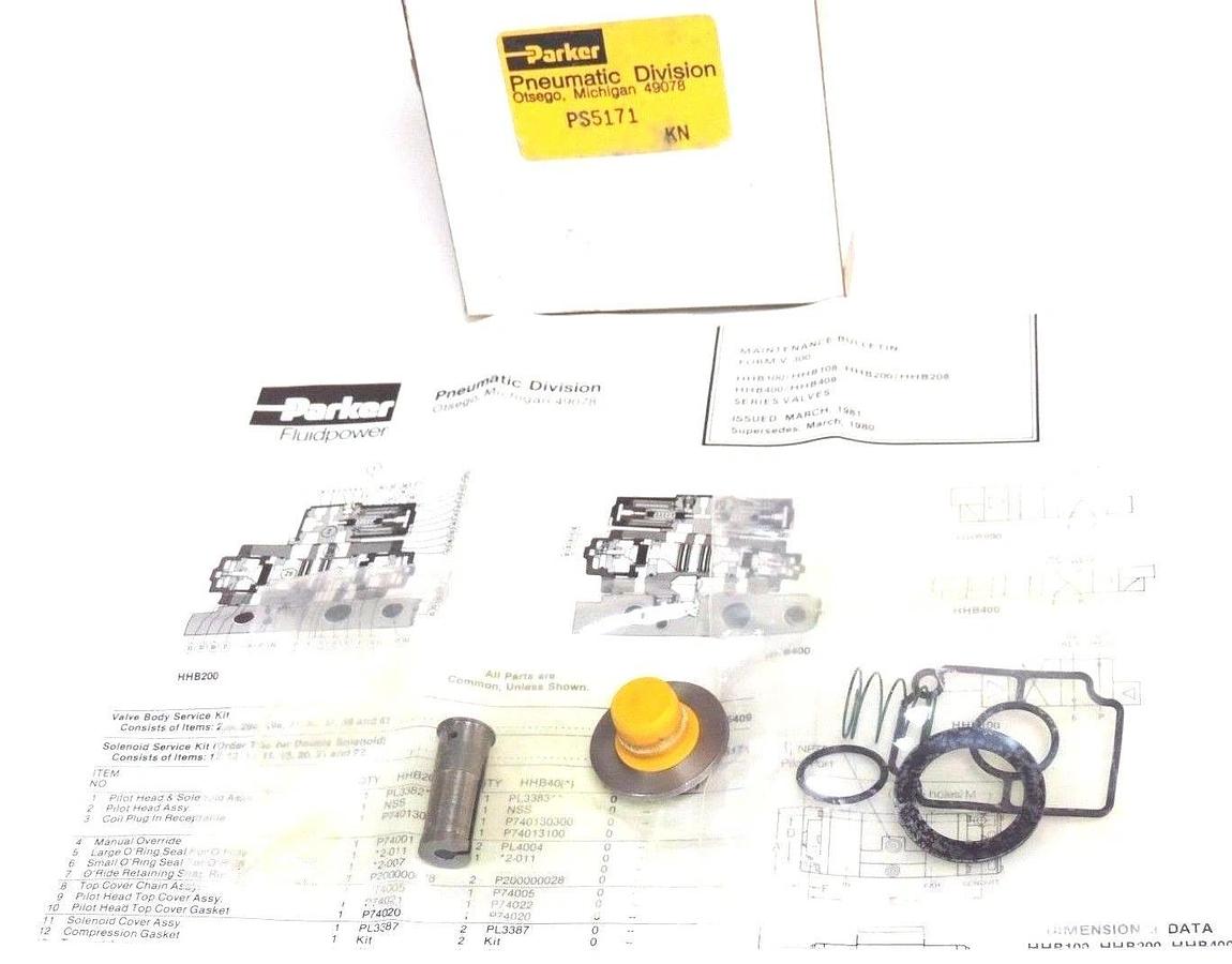 Used NIB PARKER PS5171 REPAIR KIT