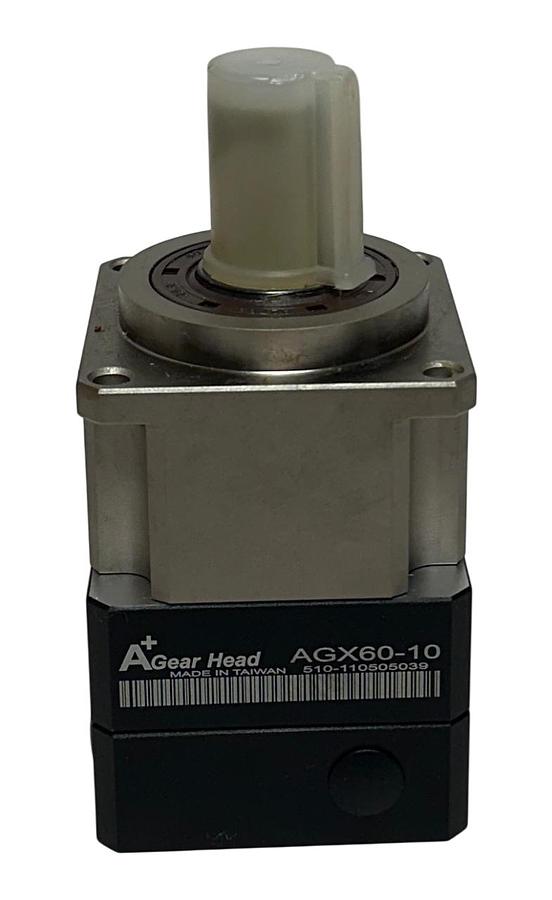 Used A+ GEAR HEAD AGX60-10 / AGX6010 GEAR REDUCER 10:1 RATIO FOR HC-KFS43 NSMP