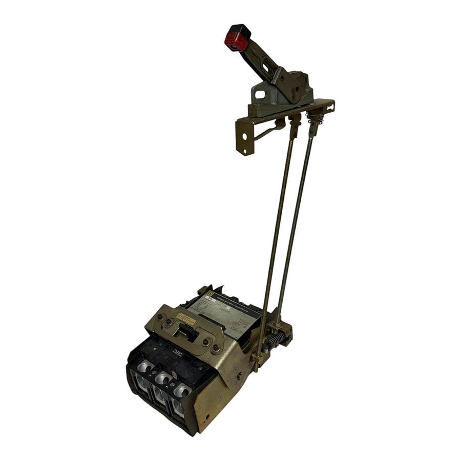 Used Square D LAL36350 350A Circuit Breaker Class 9422 RR-1 Operating Mechanism