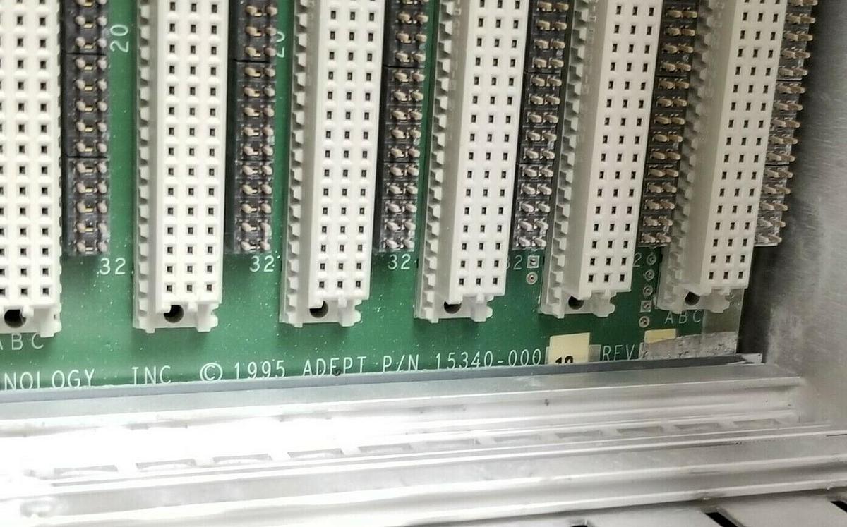 Used ADEPT TECHNOLOGY 30340-30000 PLC RACK CONTROLLER MODEL: MV-5/10 100-240V 5.0A
