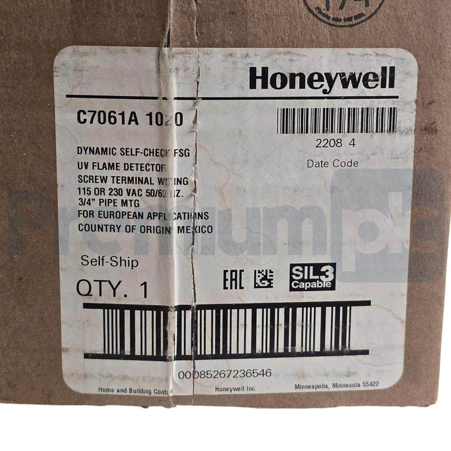 Used Honeywell C7061A1020 | C7061 A 1020 Purple Peeper UV Flame Detector SIL3 NSMP