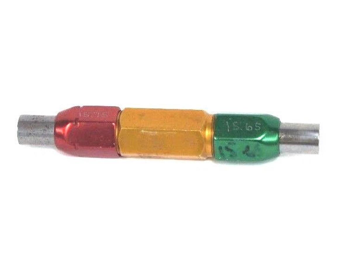 Used DELTRONIC PLUG GAGE GO 15.65MM NO GO 15.75MM