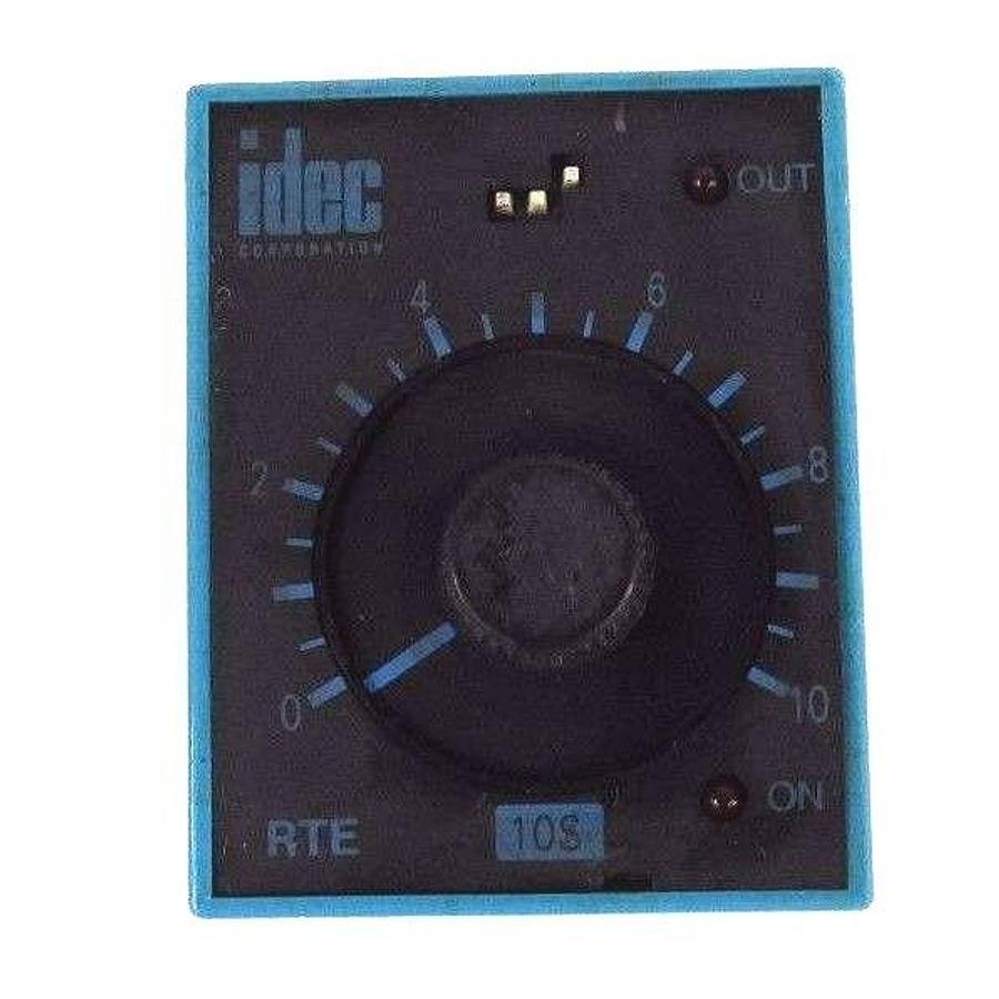 Used IDEC RTE-PF1 ELECTRONIC TIMER 120V, 50/60HZ, 0-10S, RTEPF1