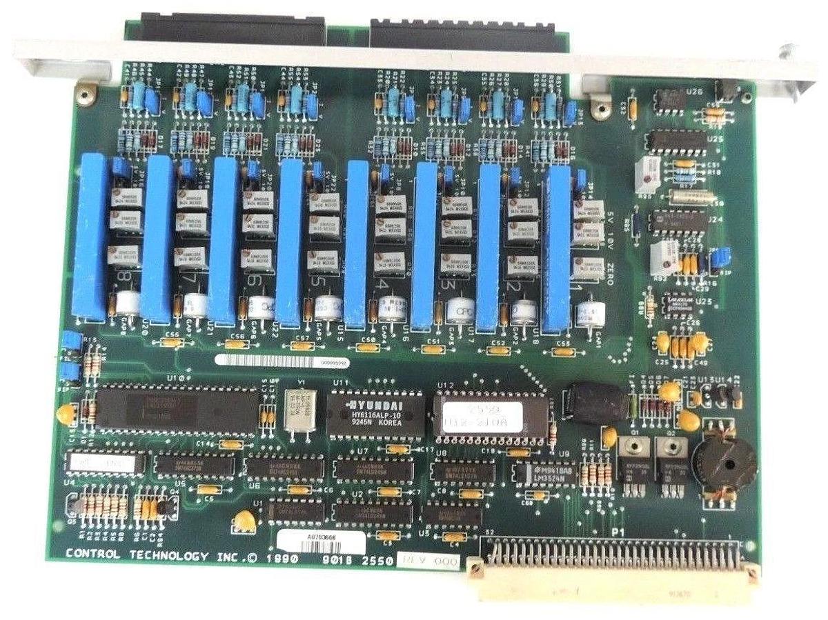 Used CONTROL TECHNOLOGY INC. 901B-2550 CONTROL BOARD CTI ISOLATED ANALOG INPUT 2550