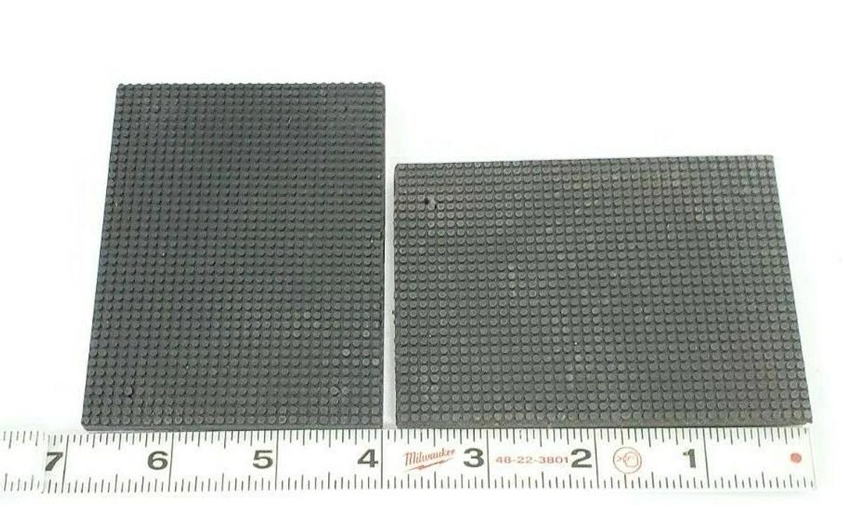 LOT OF 2 NEW REIS GMBH AND CO KG 5179990 RUBBER JAWS X.5X72.5X97.5
