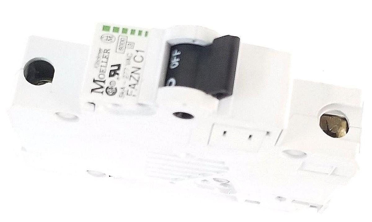 Used NEW KLOCKNER MOLLER FAZNC1 CIRCUIT BREAKER FAZN-C1, 1AMP 1POLE 277VAC 5KA