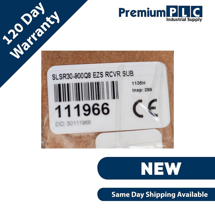 Used NEW BANNER SLSR30-900Q8 / SLSR30900Q8 EZ-SCREEN LIGHT CURTAIN RECEIVER 111966