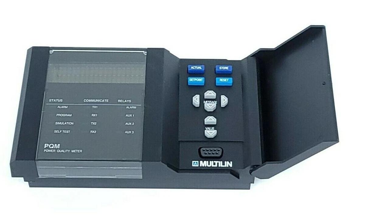 Used GE MULTILIN PQM POWER QUALITY METER W/ CABLE