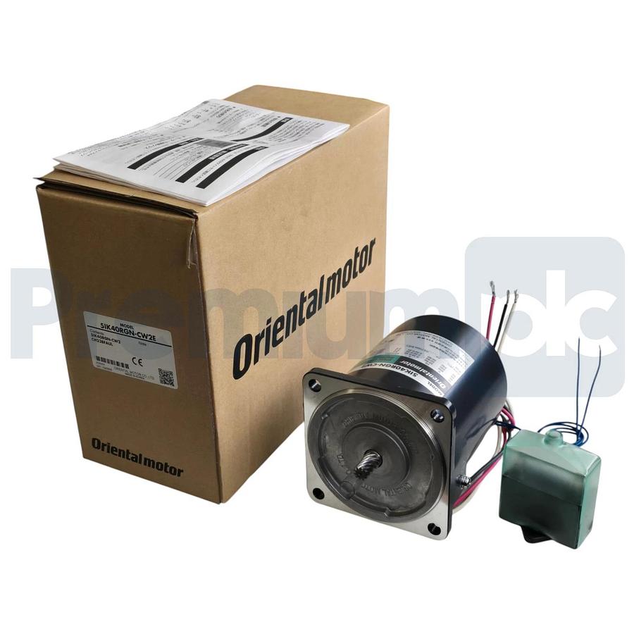 Oriental Motor 5IK40RGN-CW2E Induction Motor w/ CH23BFAUL 2.3µF Capacitor NSMP