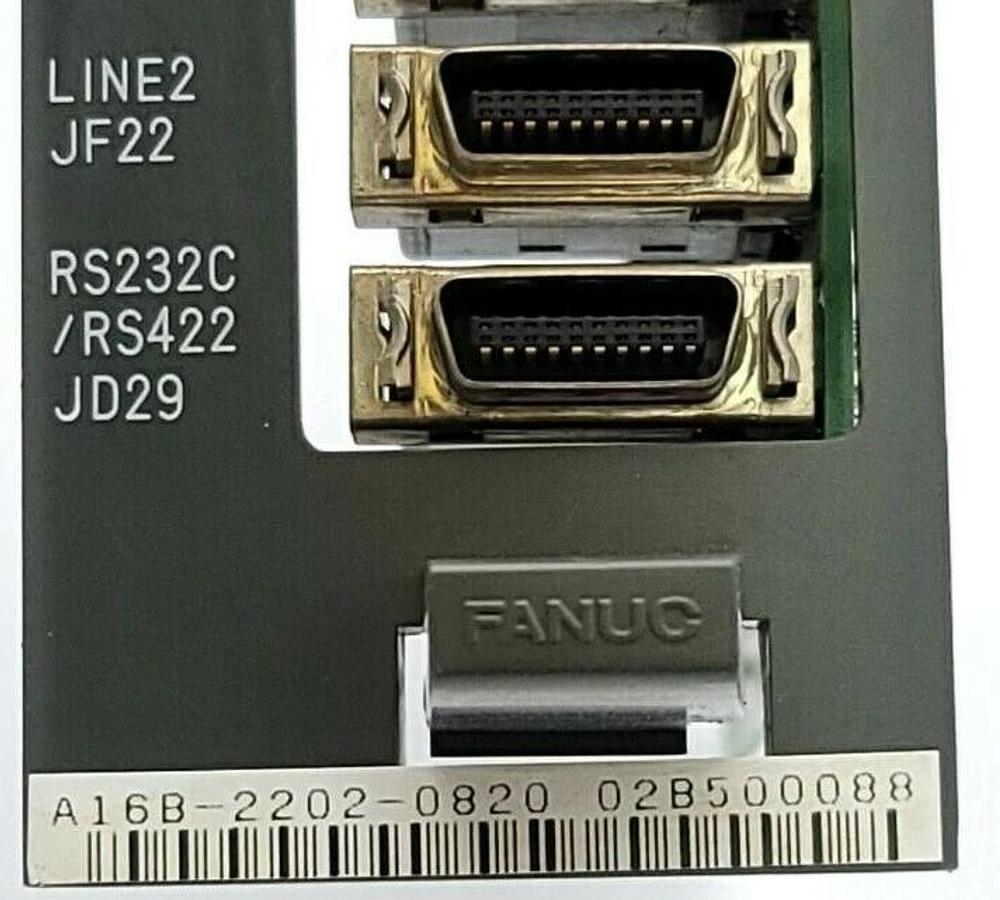 Used FANUC A16B-2202-0820/02B AUXILIARY AXIS CONTROL PC BOARD A16B-2202-0820