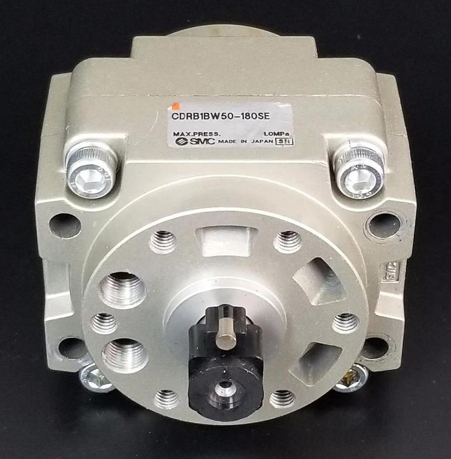 Used SMC CDRB1BW50-180SE MINI VANE ROTARY ACTUATOR CDRB1BW50180SE