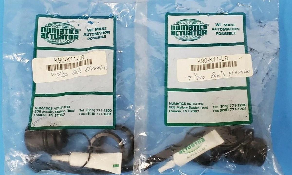 Used LOT OF 2 NEW NUMATICS K90-K11-LB PNEUMATIC REBUILD KITS K90K11LB