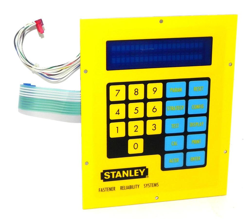 Used STANLEY X5390 DISPLAY FOR T801 W/ 31106-03 DISPLAY UNIT MODULE 03601-85