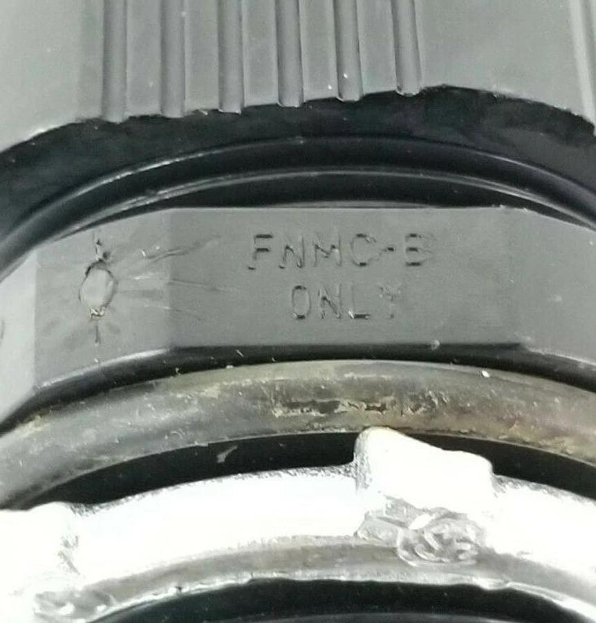 LOT OF 9 NEW THOMAS & BETTS FNMC-B ONLY LIQUID TIGHT BLACK CONNECTORS 1'' IN.